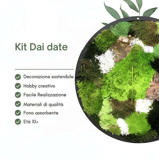 Quadro tondo diametro 30 cm kit fai da te