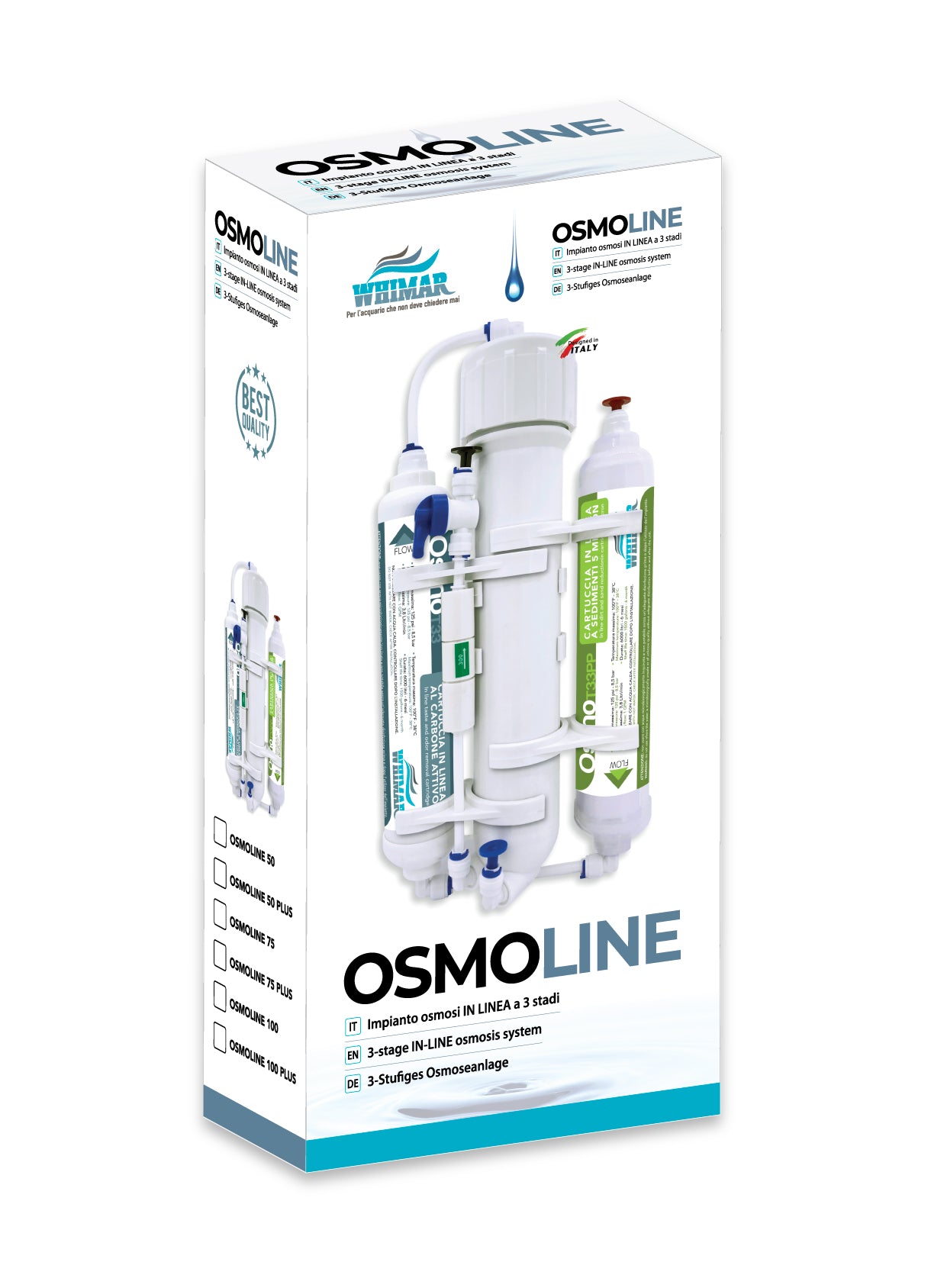 Whimar Osmoline 75 GPG 285 l/g - impianto osmosi con lavaggio membrana –  ToPlant