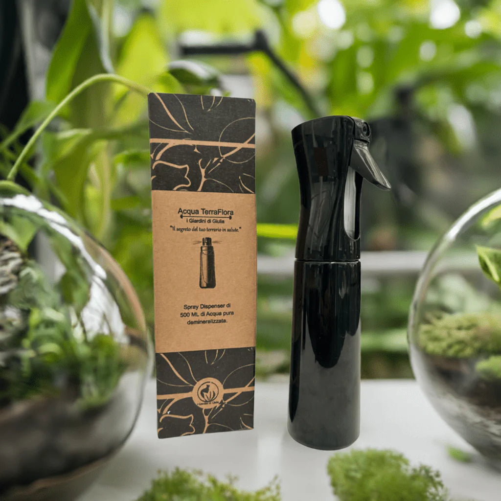 AcquaFlora - Spray Dispenser da 500 ml per la Cura e Manutenzione del Terrario