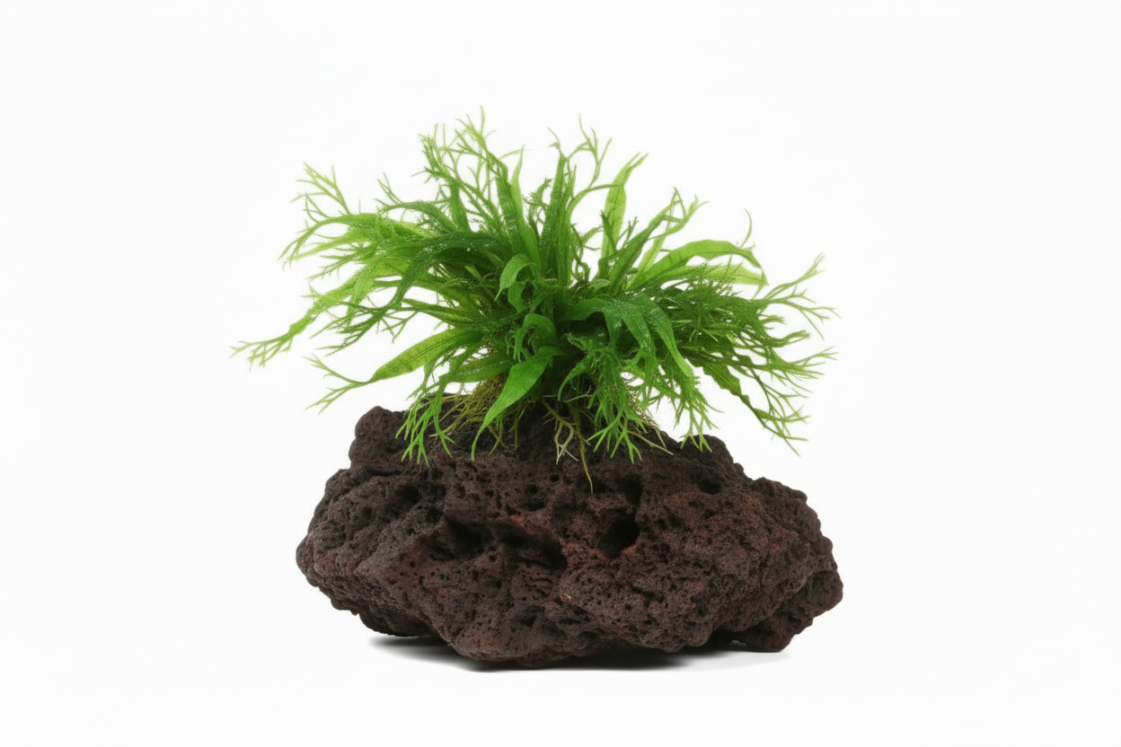Microsorum windelow su legno/roccia lavica - piante acquario ToPlant