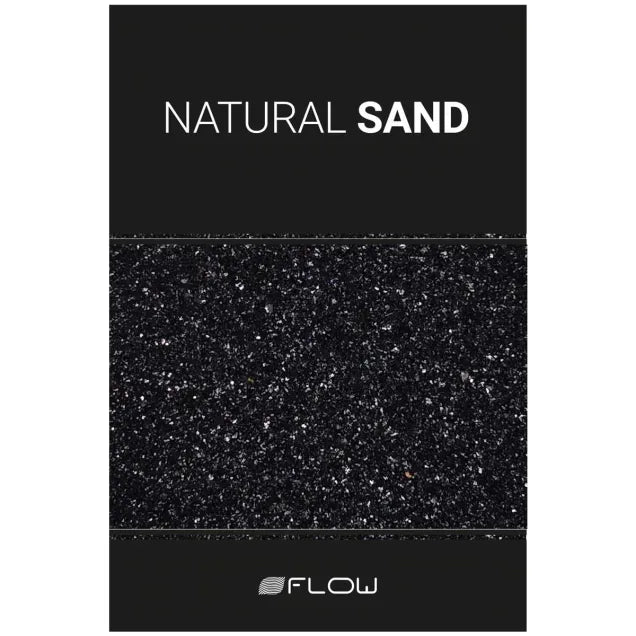 Flow natural sand black 4kg - piante acquario ToPlant
