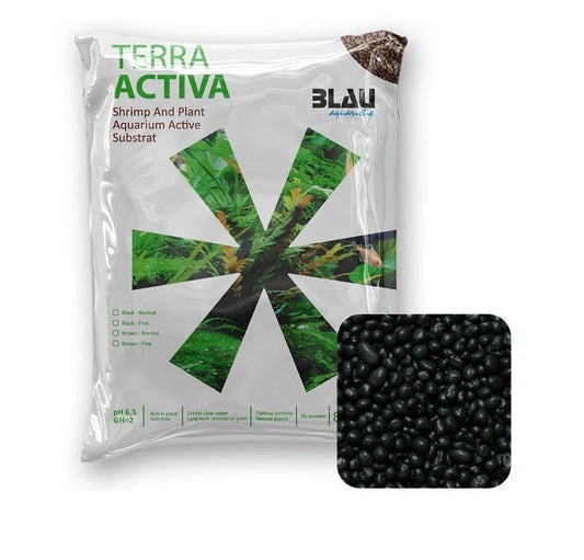 Blau Aquaristic – Terra Activa Brown Fine 2 L (Substrato fertile)